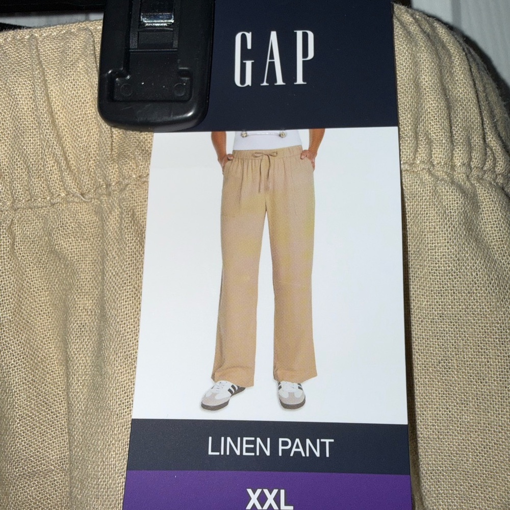 GAP Women's Linen Pants - Tan